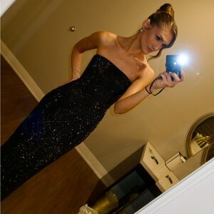 Oh Polly Rhinestone Maxi Dress